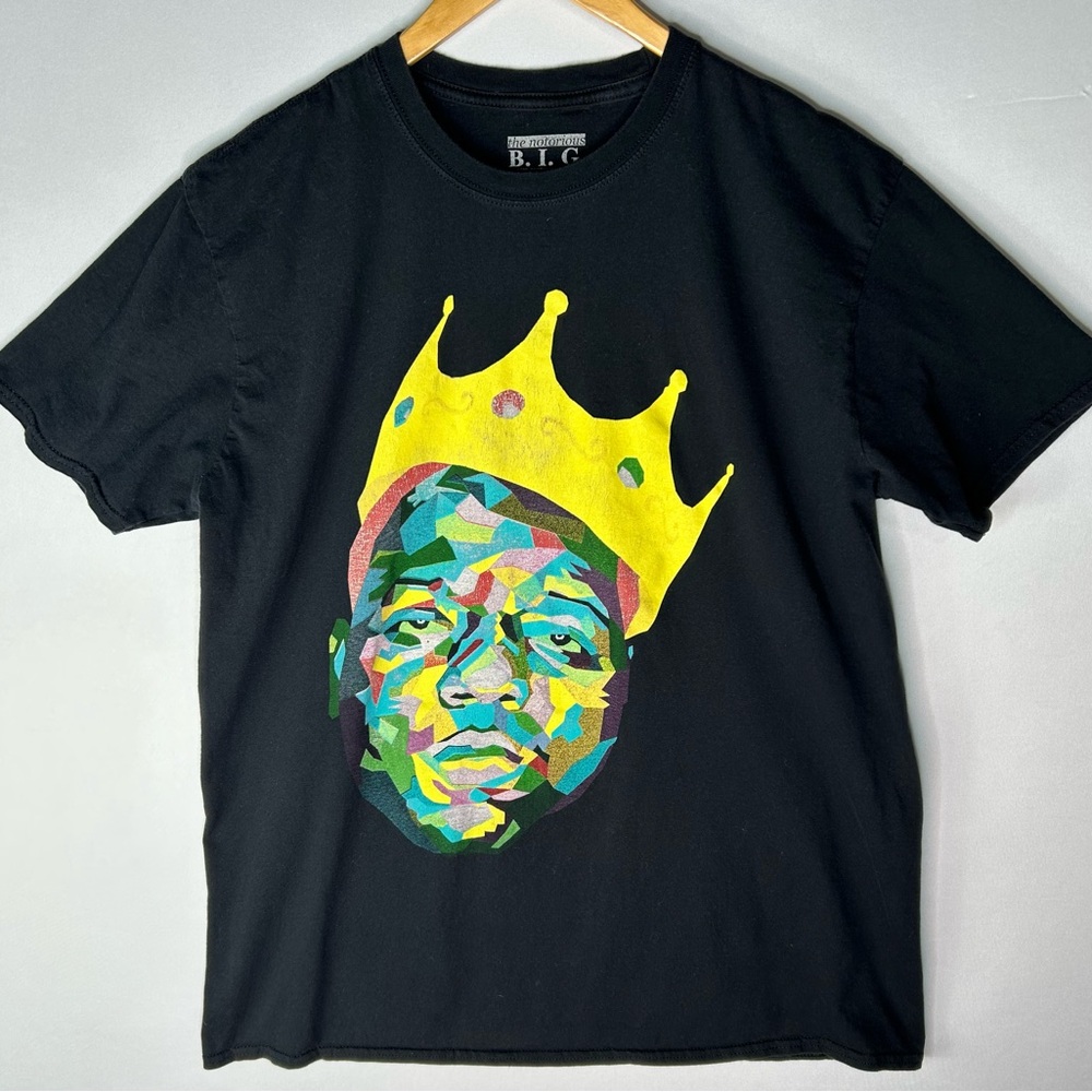 Biggie Smalls Crown Portrait Graphic
